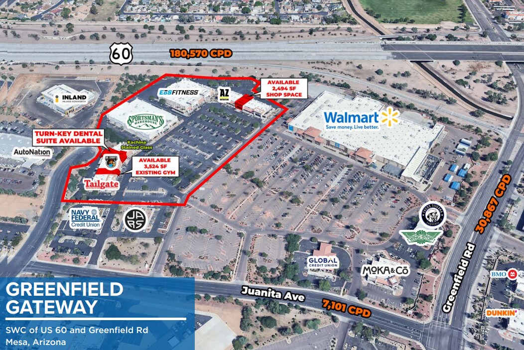 N Greenfield Rd @ I-60, Mesa, AZ for Rent