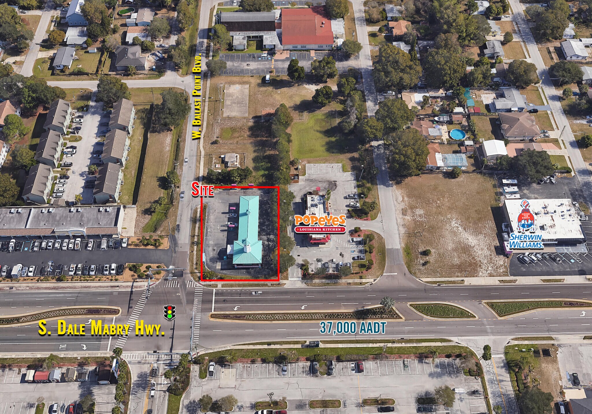 3616 Ballast Point Blvd Tampa, FL 33601 Land Property for Lease on