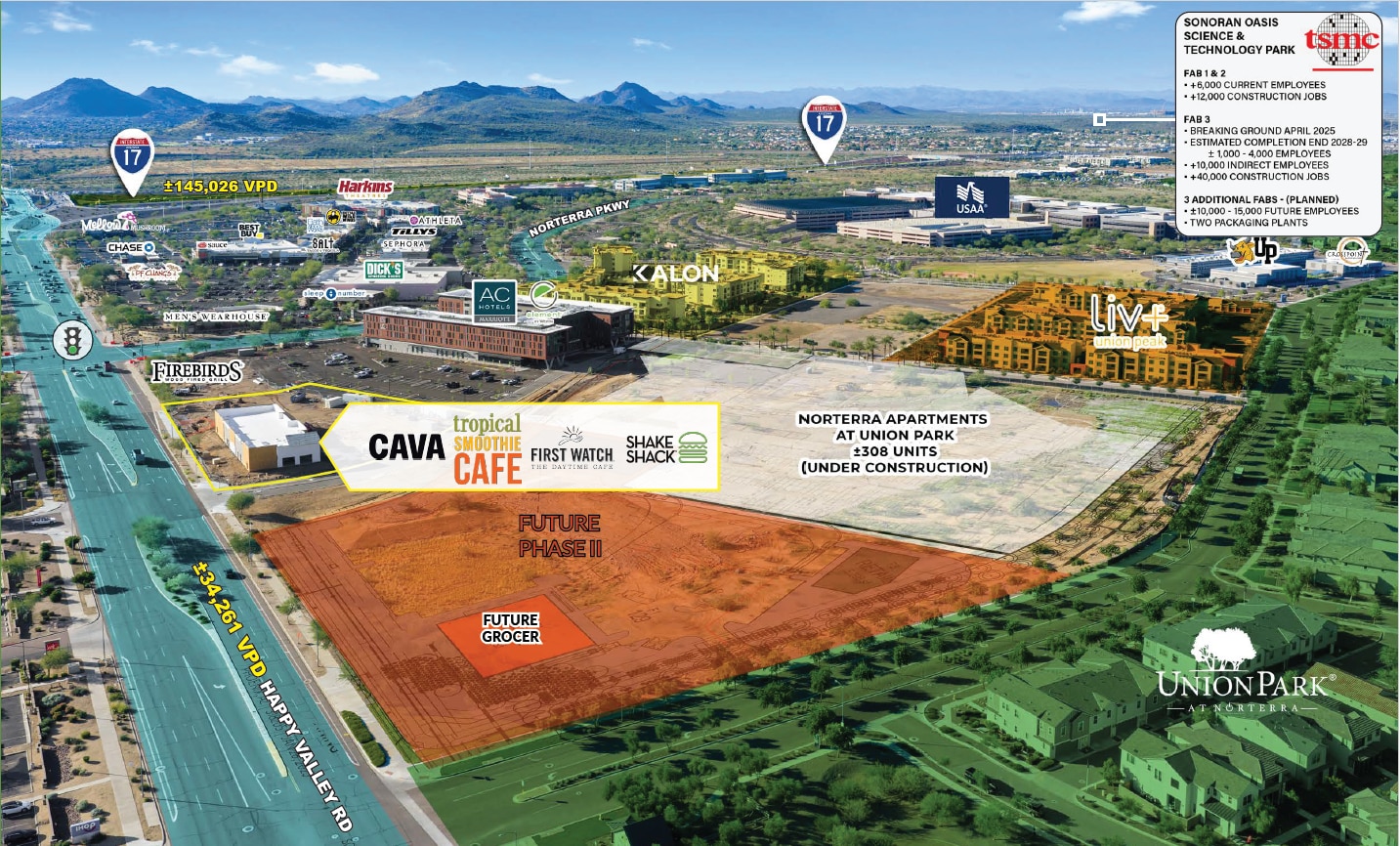 E/NEC Norterra Pkwy & Happy Valley rd, Phoenix, AZ for Sale