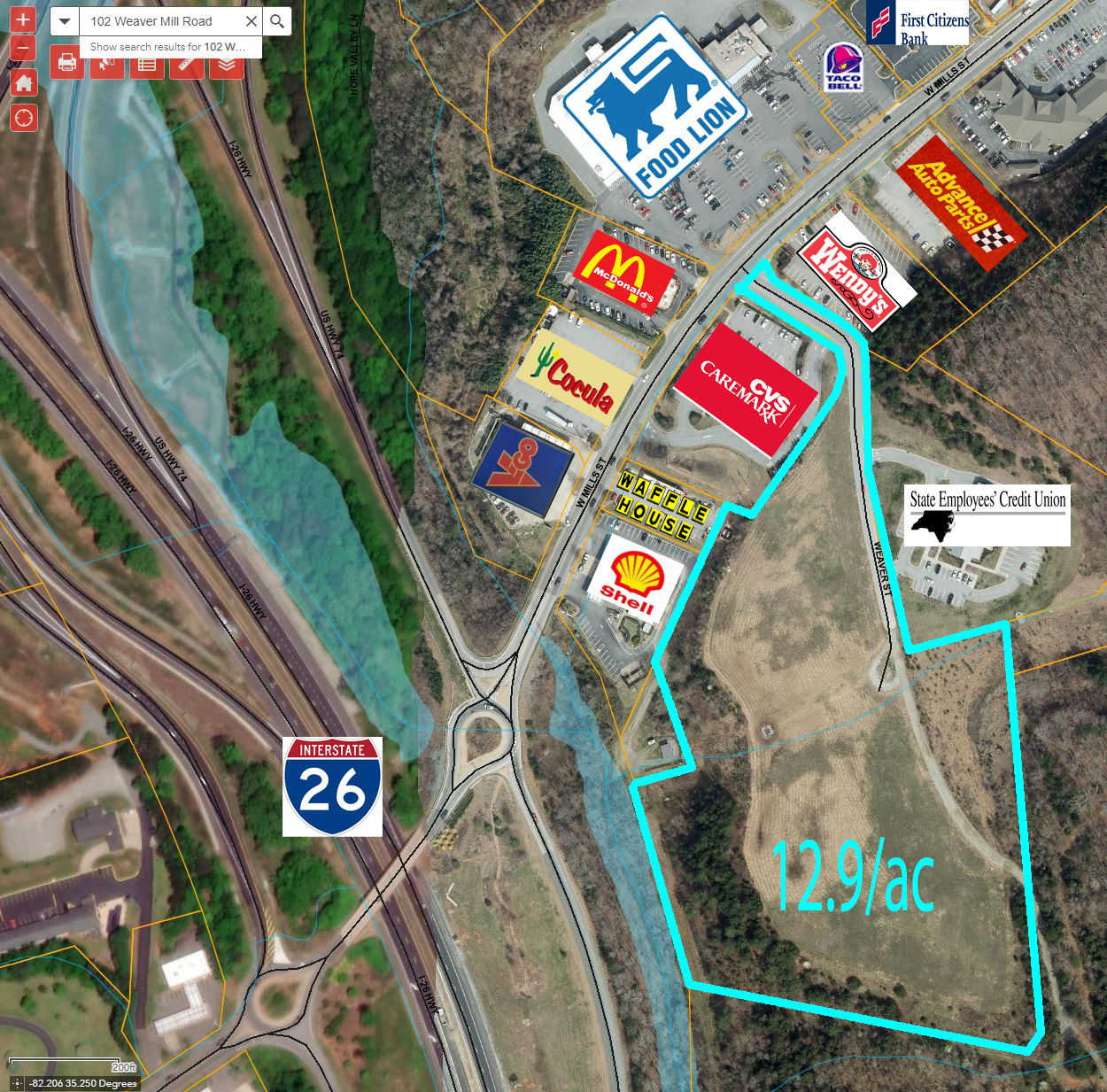 Highway 108 @ I-26, Columbus, NC for Sale