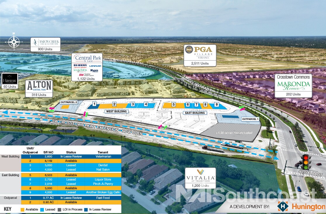 0 Crosstown Pkwy & SW Village Pkwy, Port Saint Lucie, FL for Sale