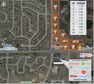 Lake In The Hills, IL Commercial Land - Algonquin & Lakewood Rd