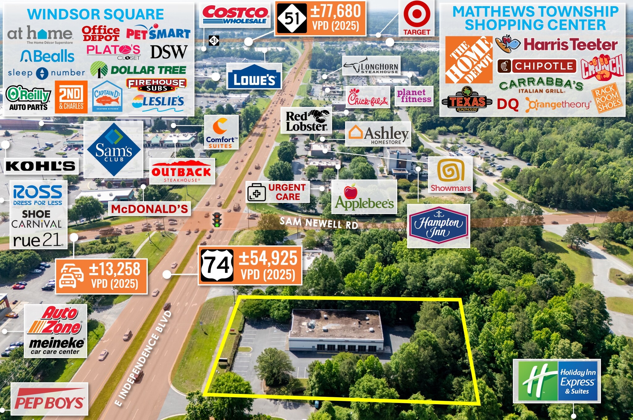 9520 Independence Blvd, Matthews, NC for Sale