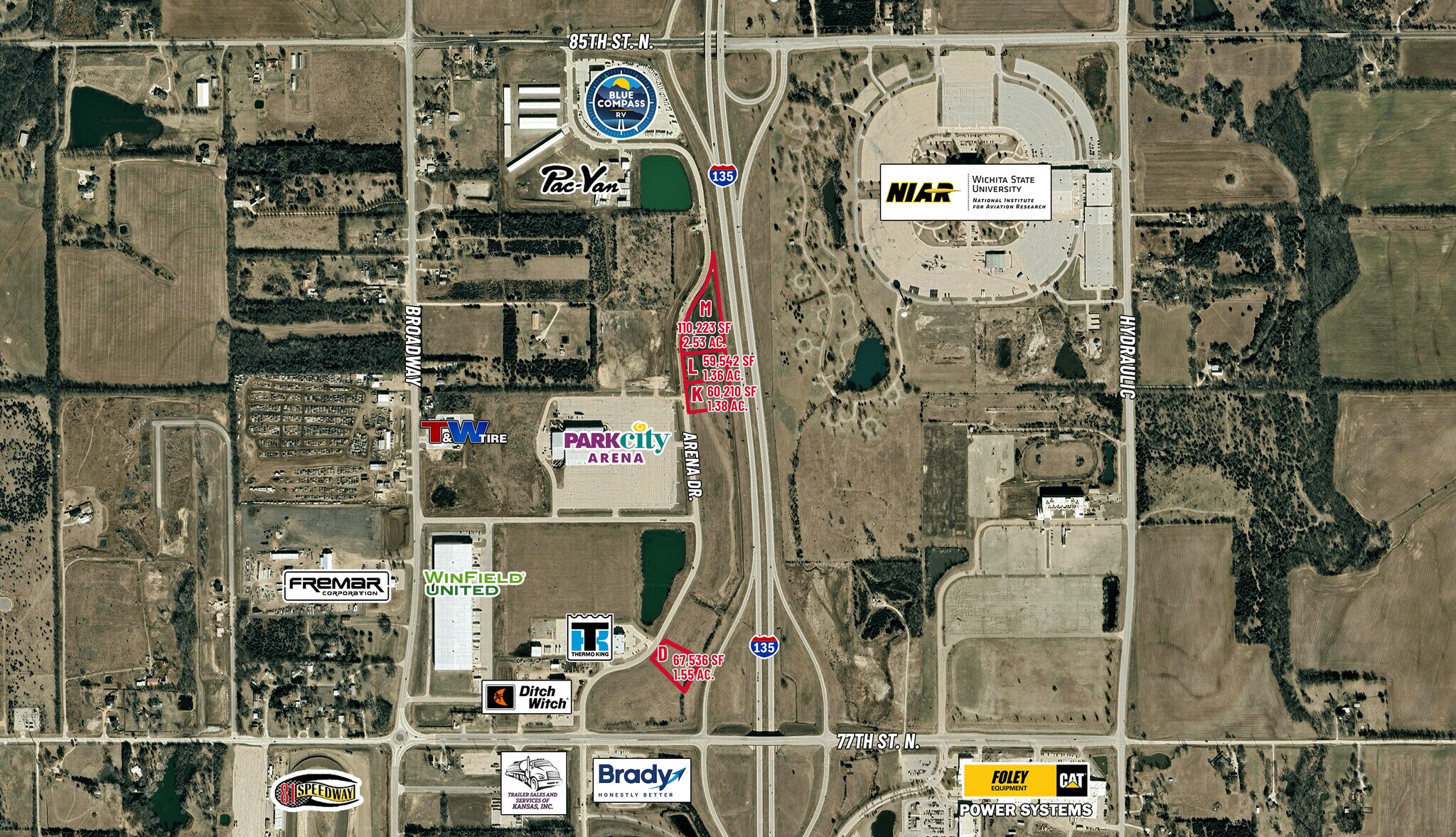 NWC I-135 & N 77th St, Park City, KS for Sale