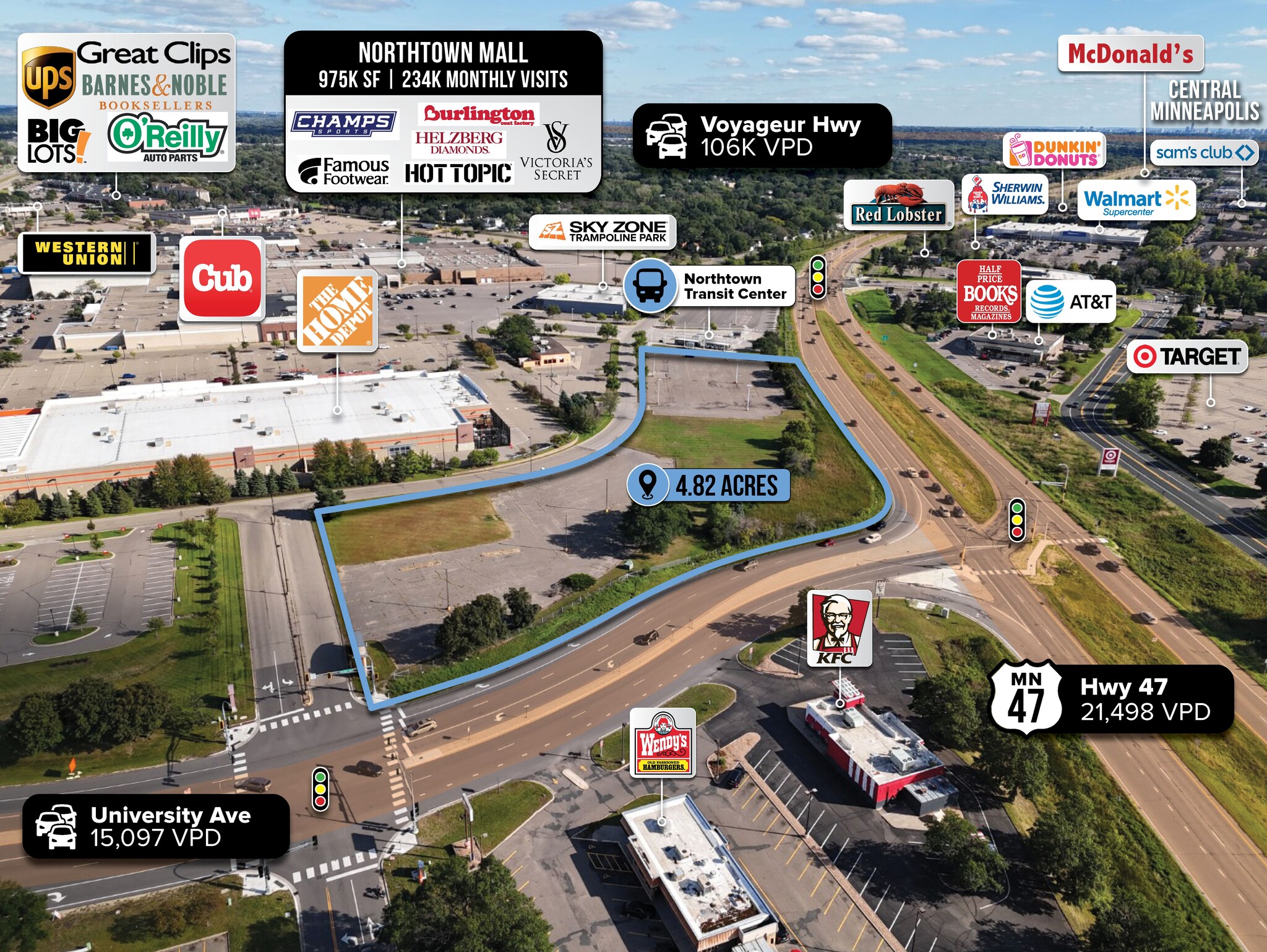 adj. to 99 Northtown Drive NE, Blaine, MN for Sale