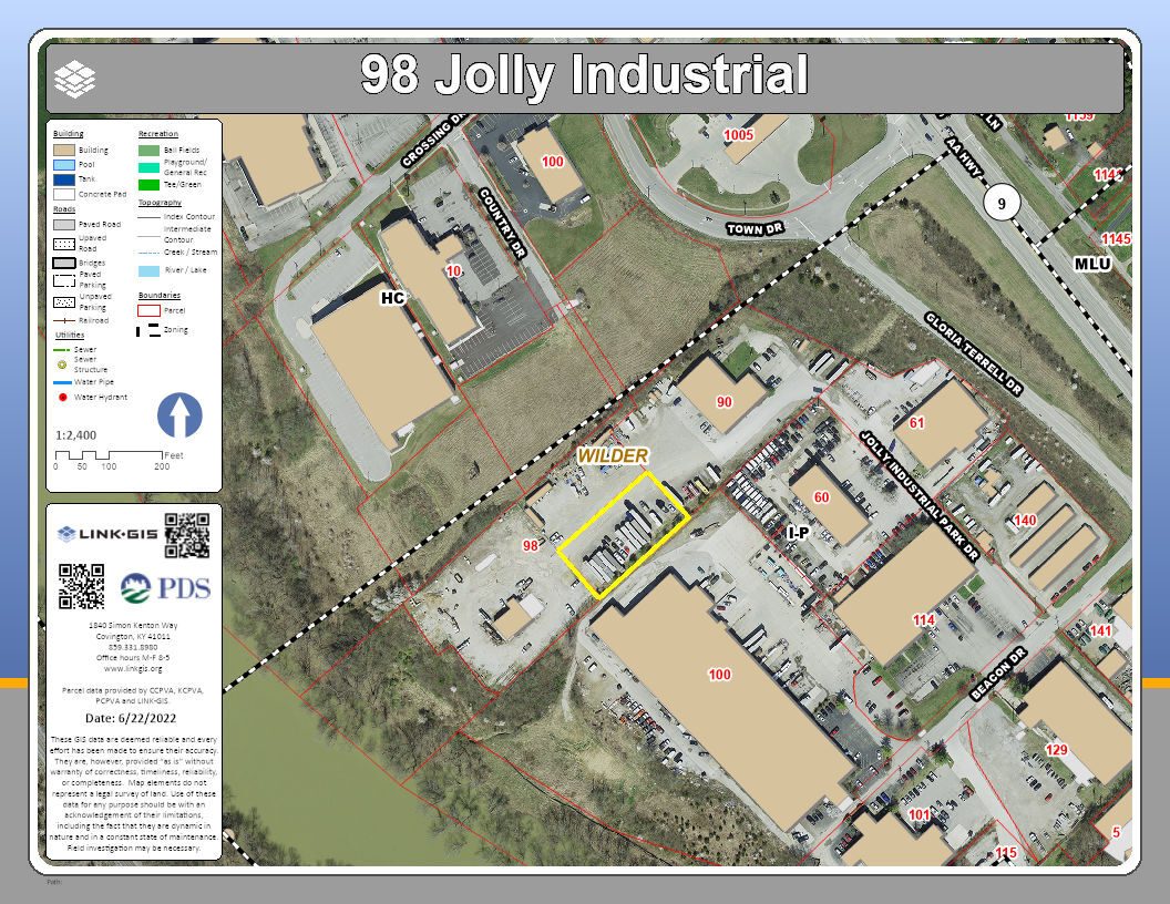 98 Jolly Industrial Park, Wilder, KY for Rent