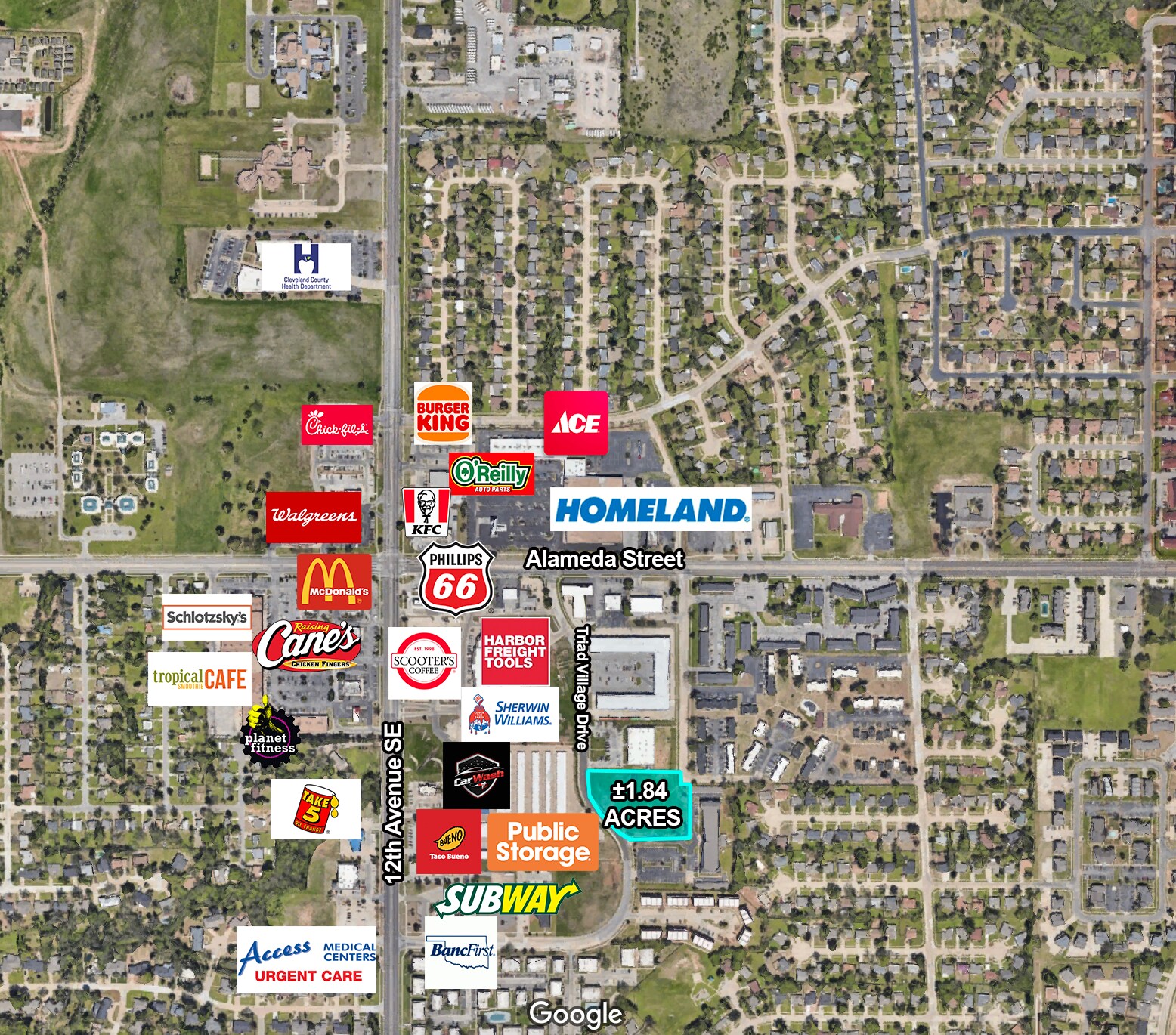 Alameda Street and 12th Avenue SE @ Alameda Street, Norman, OK for Sale