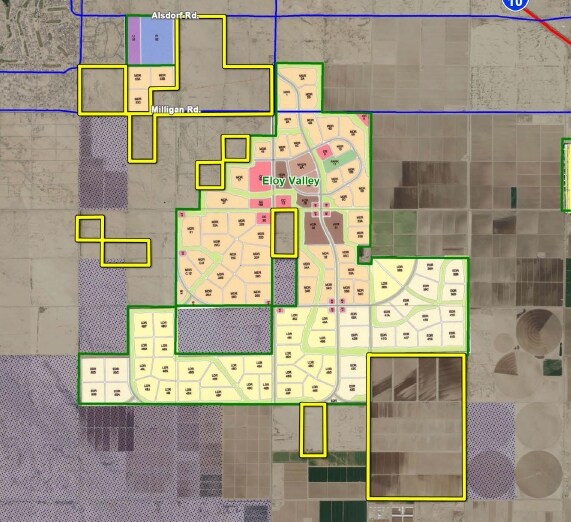 Milligan Rd & Curry Rd, Eloy, AZ for Sale