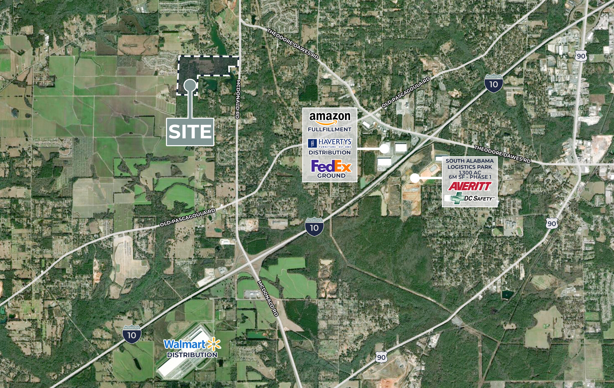 McDonald Road @ Belmont Park Drive, Theodore, AL for Sale