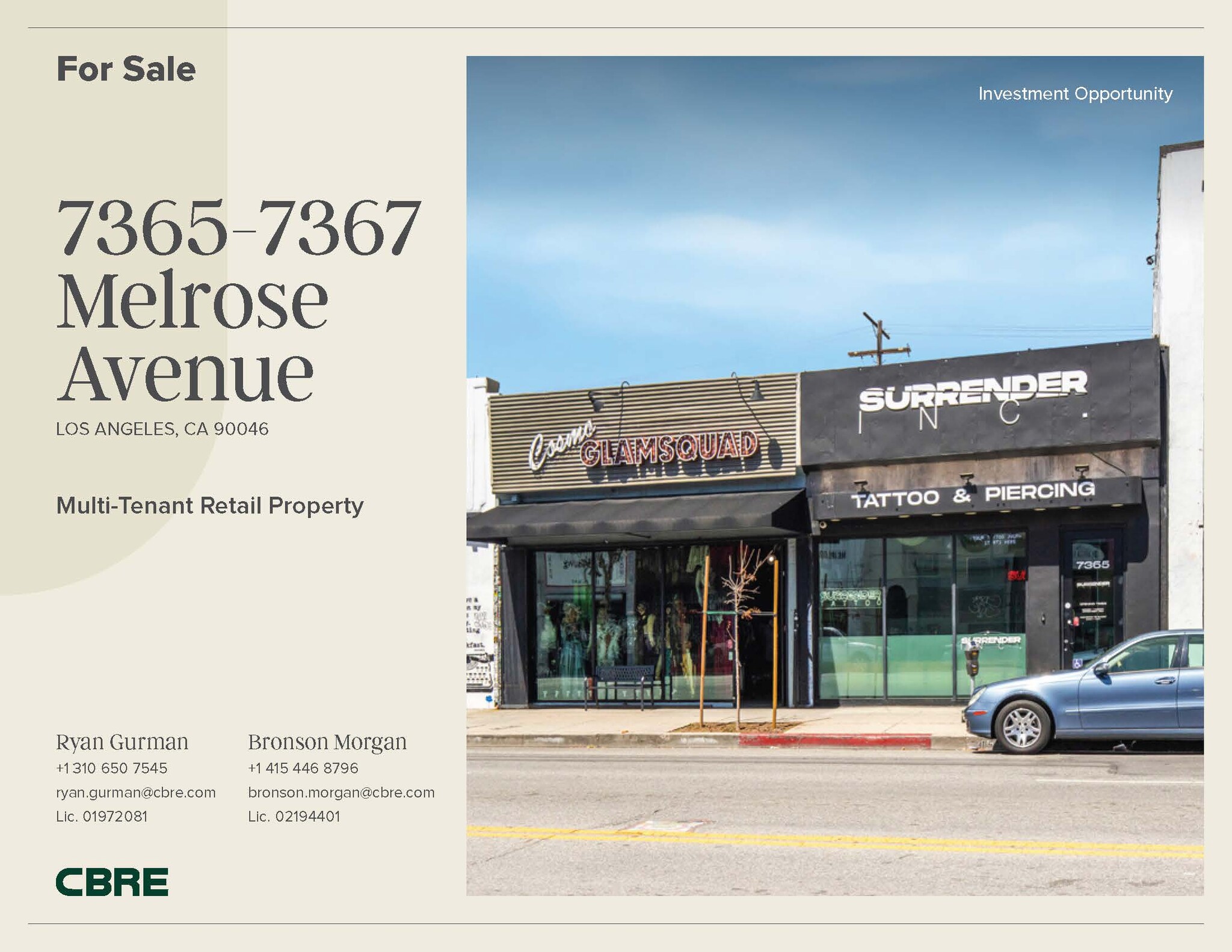 7365 Melrose Ave, Los Angeles, CA for Sale