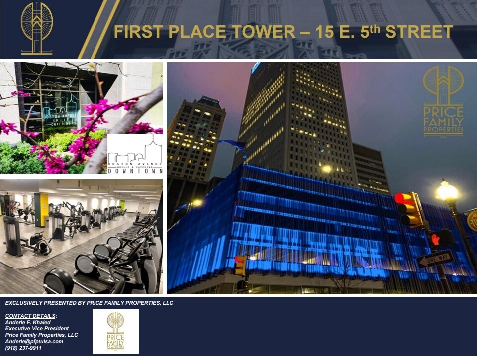 15 E 5th St, Tulsa, OK for Rent