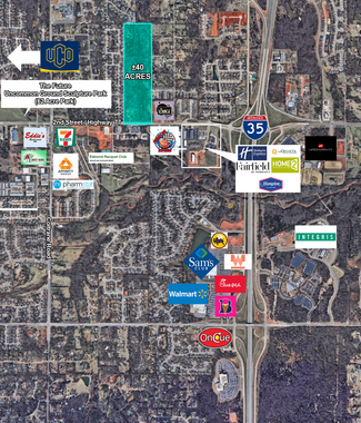 Edmond, OK Commercial Land - 2nd Street and I-35