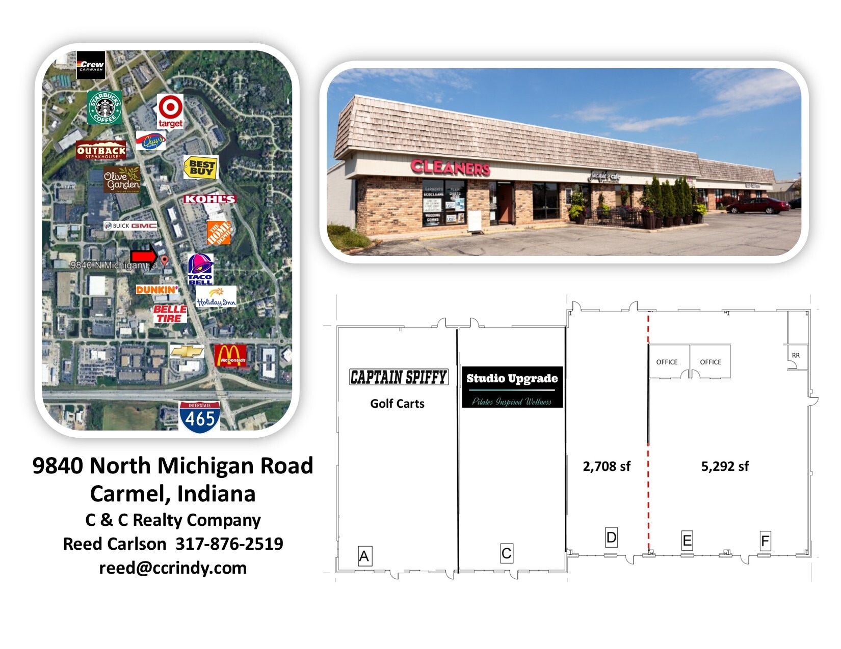 9830 N Michigan Rd, Carmel, IN for Rent
