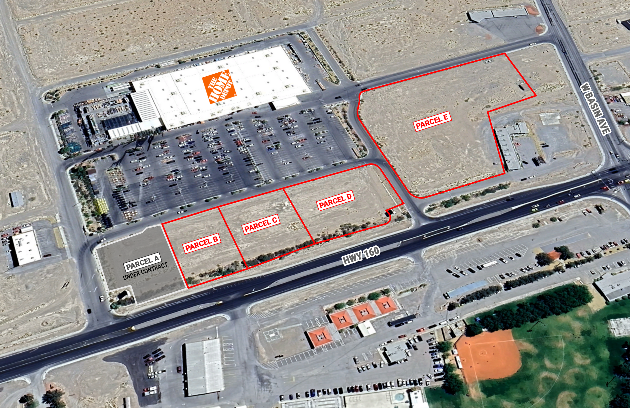 Highway 160 @ Basin Avenue, Pahrump, NV for Sale