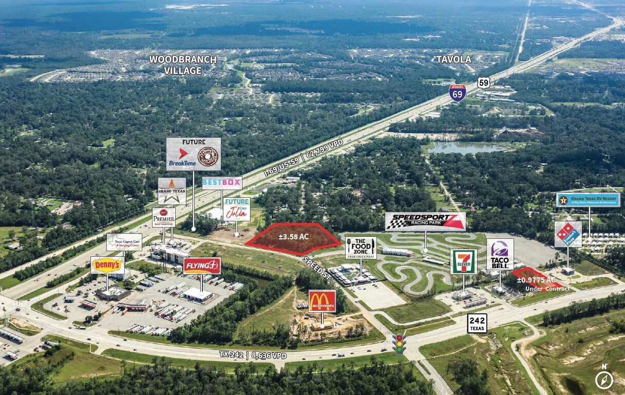 SWQ Speed Street (TX-242 and HWY 59), New Caney, TX for Sale