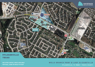 Pflugerville, TX Commercial Land - Wells Branch Pkwy