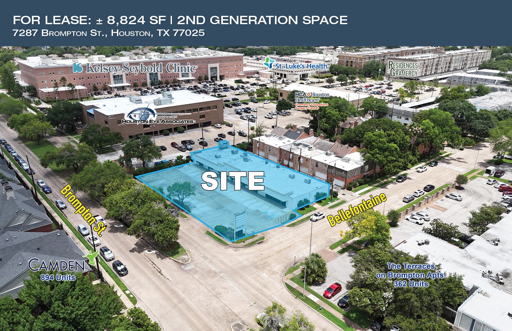 7287 Brompton St, Houston, TX for Rent