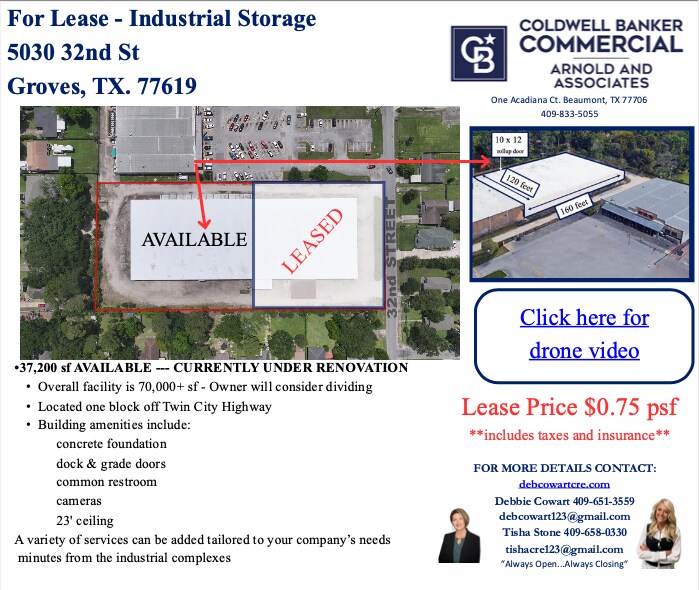 5030 32nd St, Groves, TX for Rent