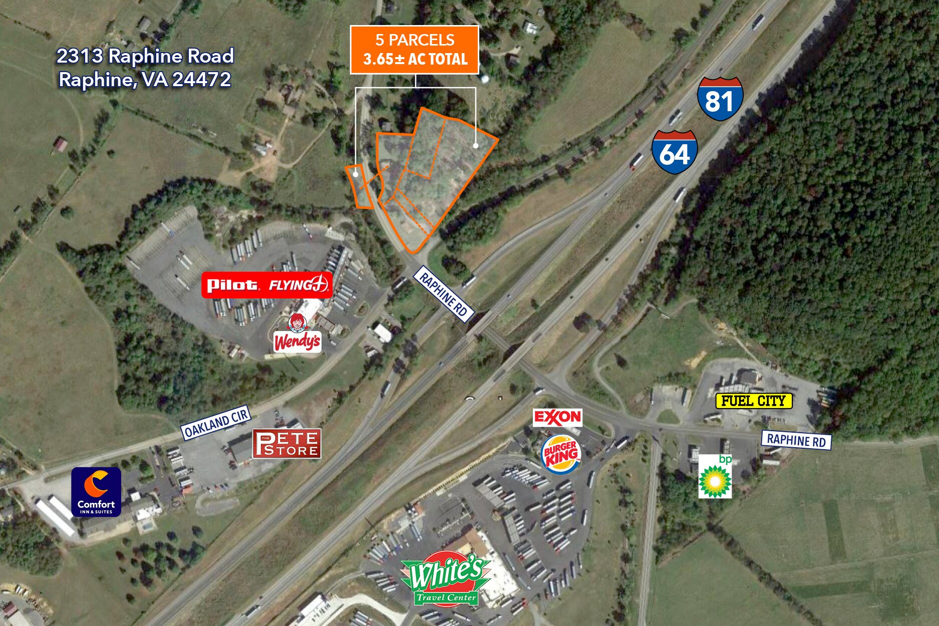 2313 Raphine Rd Raphine, VA 24472 Land Property for Lease on