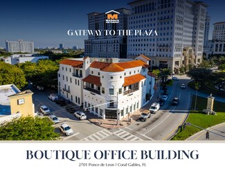 Coral Gables, FL Office - 2701 Ponce de Leon Blvd Coral Gables, FL Office - 2701 Ponce de Leon Blvd