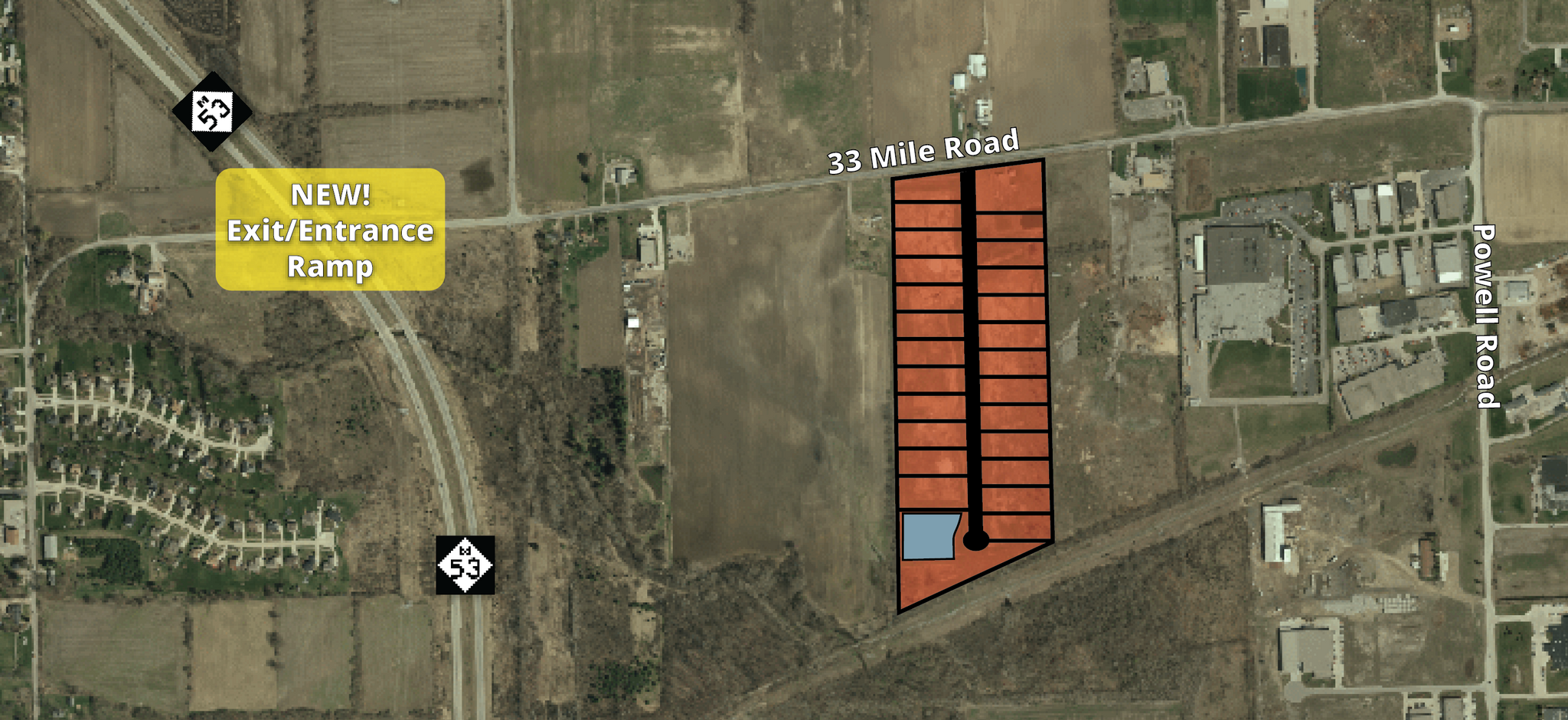 33 Mile Rd & M-53, Bruce Township, MI for Sale