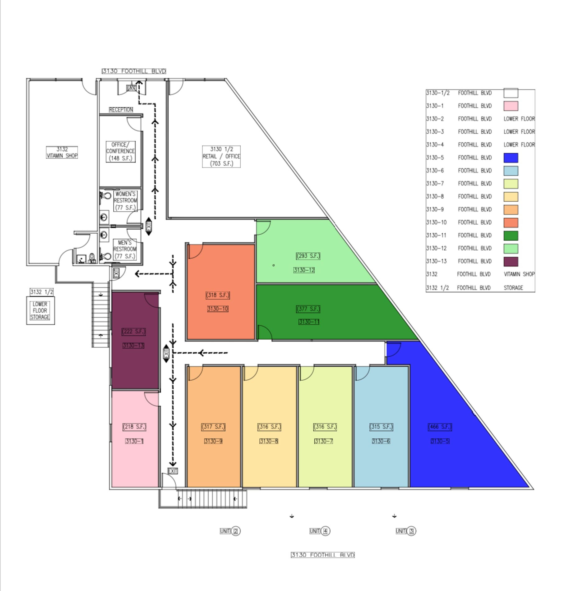 3130-3136 1/2 Foothill Blvd, La Crescenta, CA for Rent