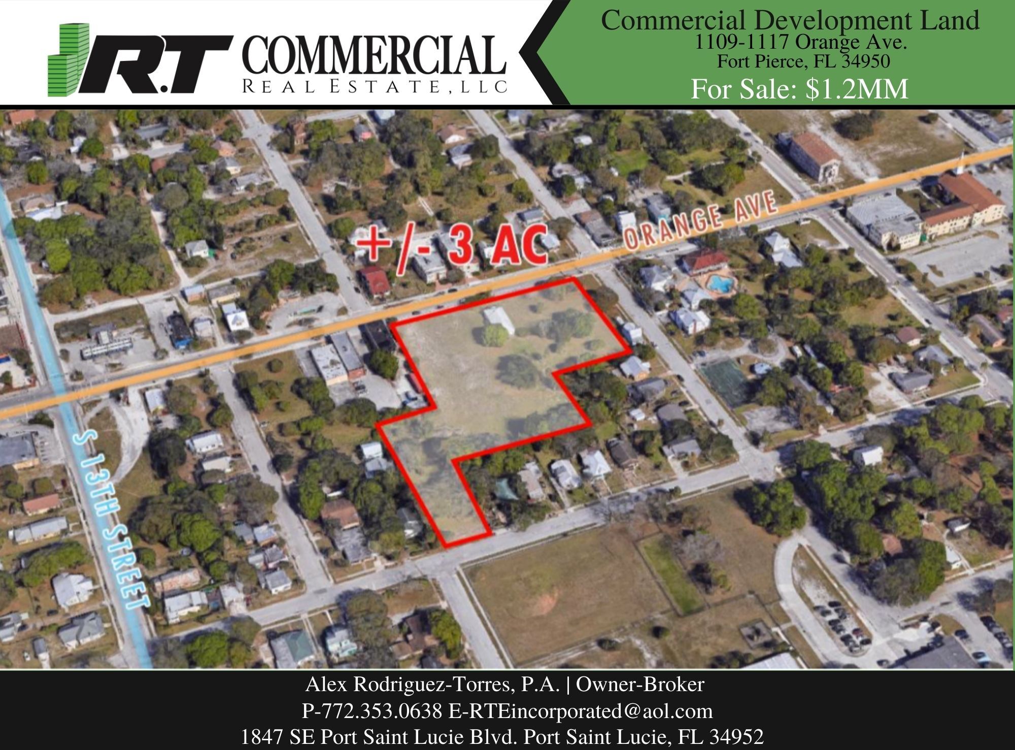 1109-1117 Orange Ave, Fort Pierce, FL for Sale