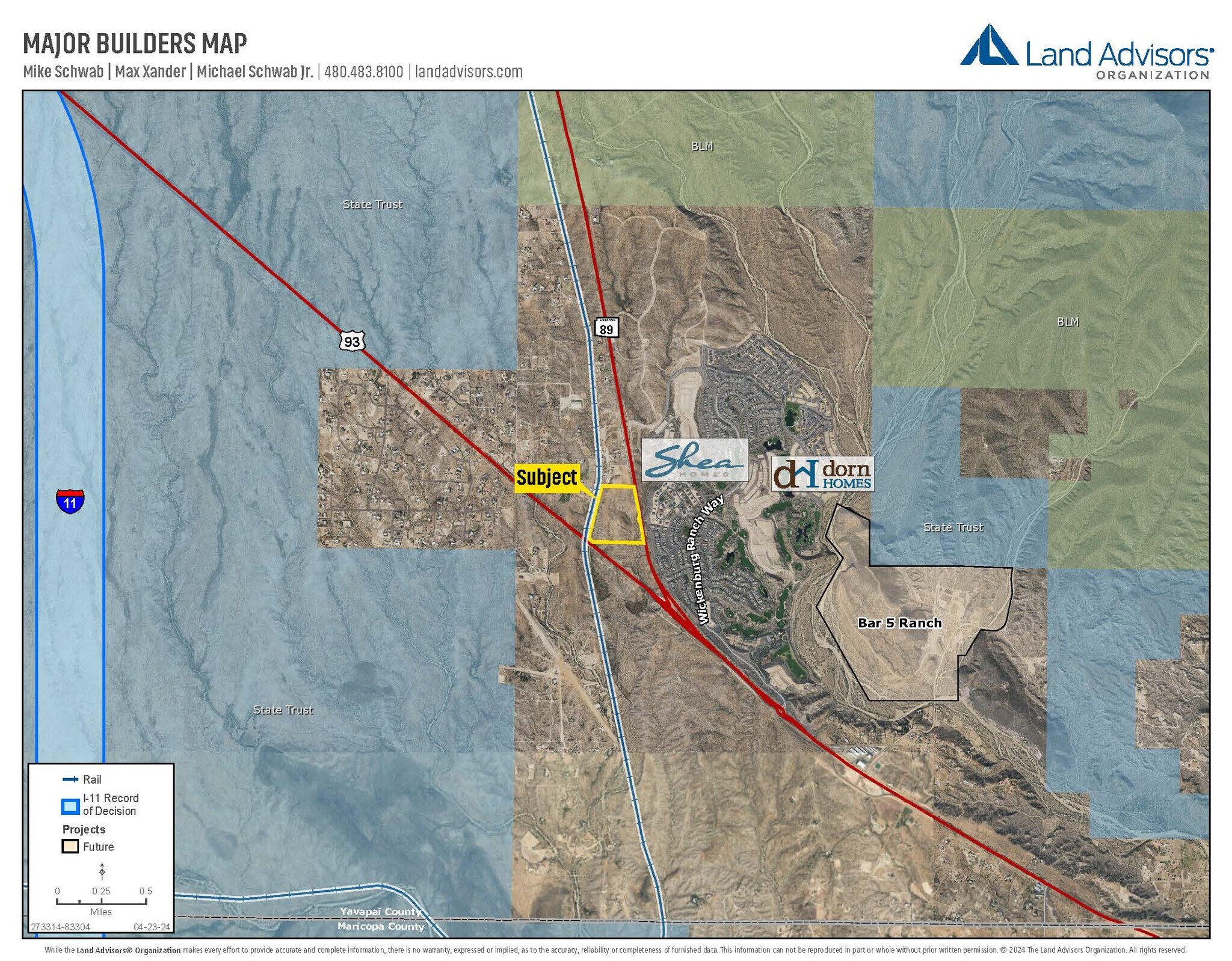 SR 89 & HWY 93 hwy, Wickenburg, AZ for Sale