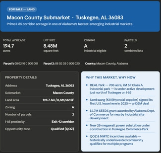 Tuskegee, AL Agricultural - Midway/Hwy 199