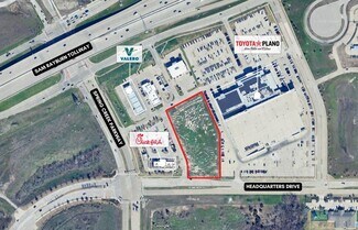 Plano, TX Commercial Land - NEQ of Headquarters Dr & W Springs Creek Pky