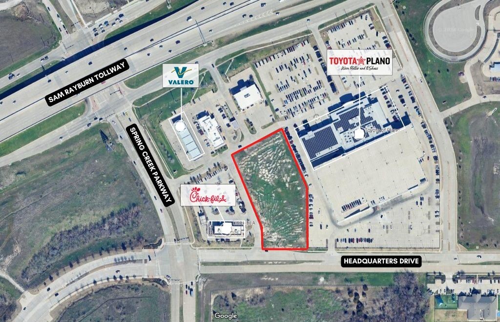 NEQ of Headquarters Dr & W Springs Creek Pky, Plano, TX for Sale