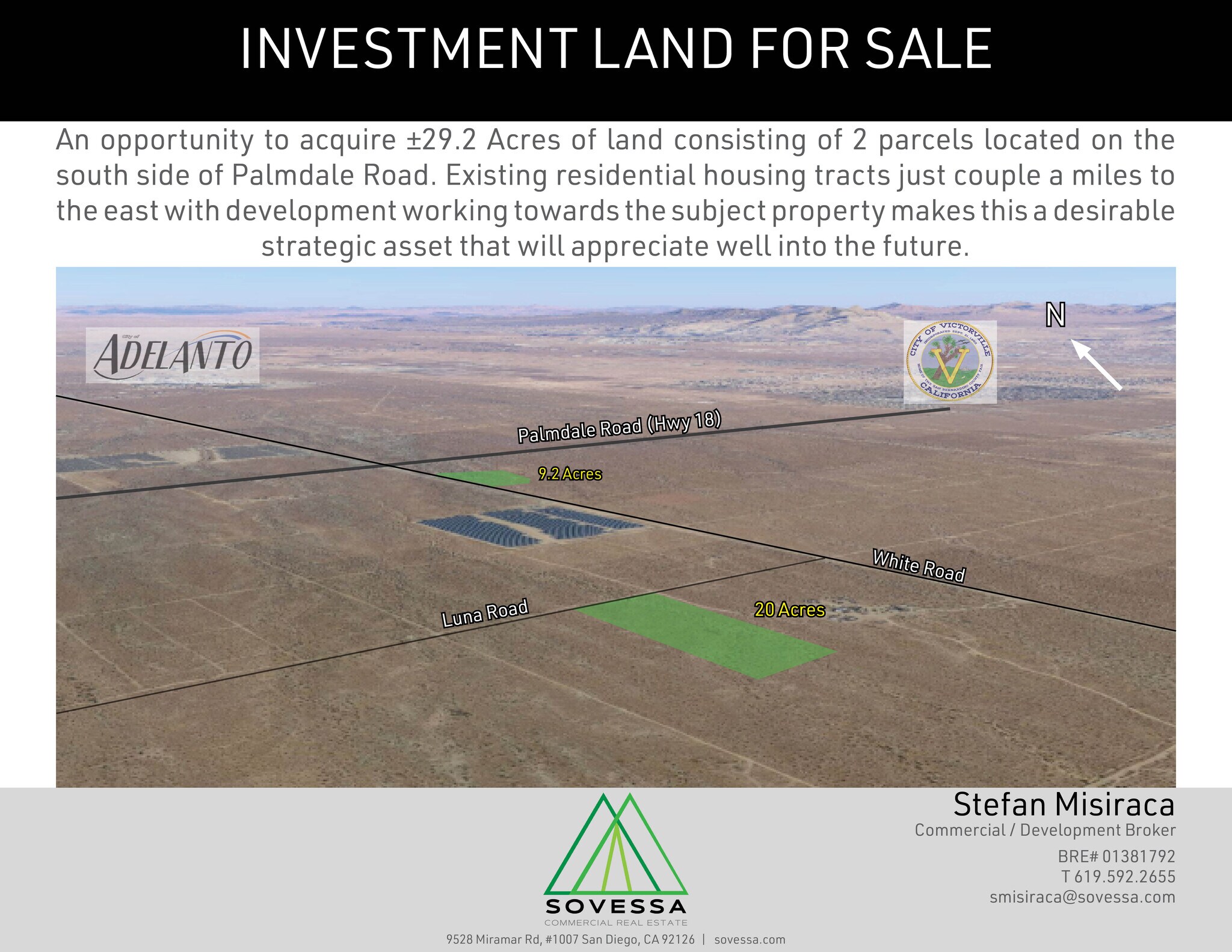 WHITE Rd @ Luna Rd, Phelan, CA for Sale
