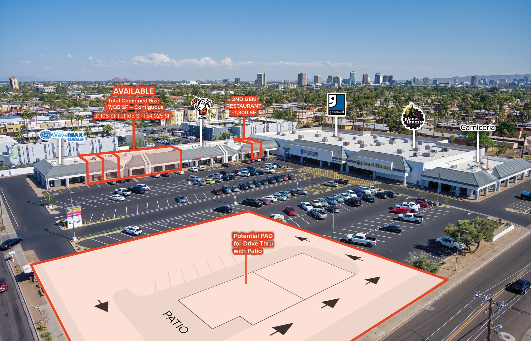 1615-1635 W Camelback Rd, Phoenix, AZ for Rent