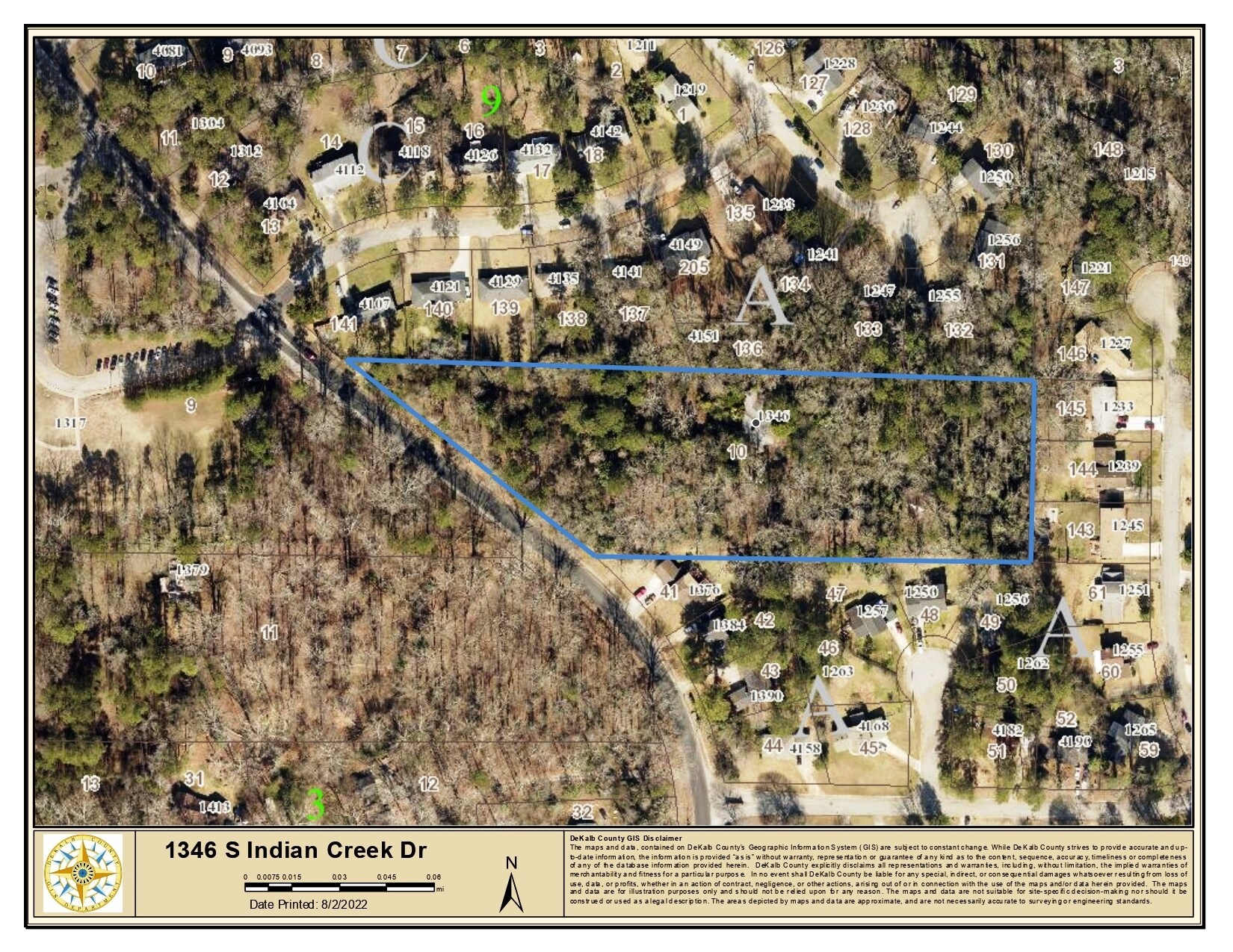 1346 S Indian Creek Dr Stone Mountain, GA 30083 Land Property for