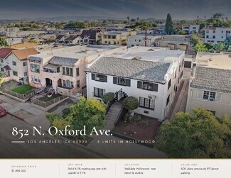 Los Angeles, CA Apartments - 852 N Oxford Ave Los Angeles, CA Apartments - 852 N Oxford Ave