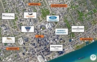 Detroit, MI Commercial Land - 1351 E Jefferson Ave