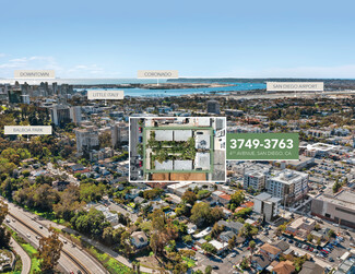 San Diego, CA Residential Land - 3749-63 4th Ave