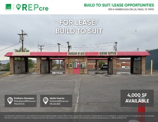 El Paso, TX Commercial Land - 599 N Yarbrough Dr