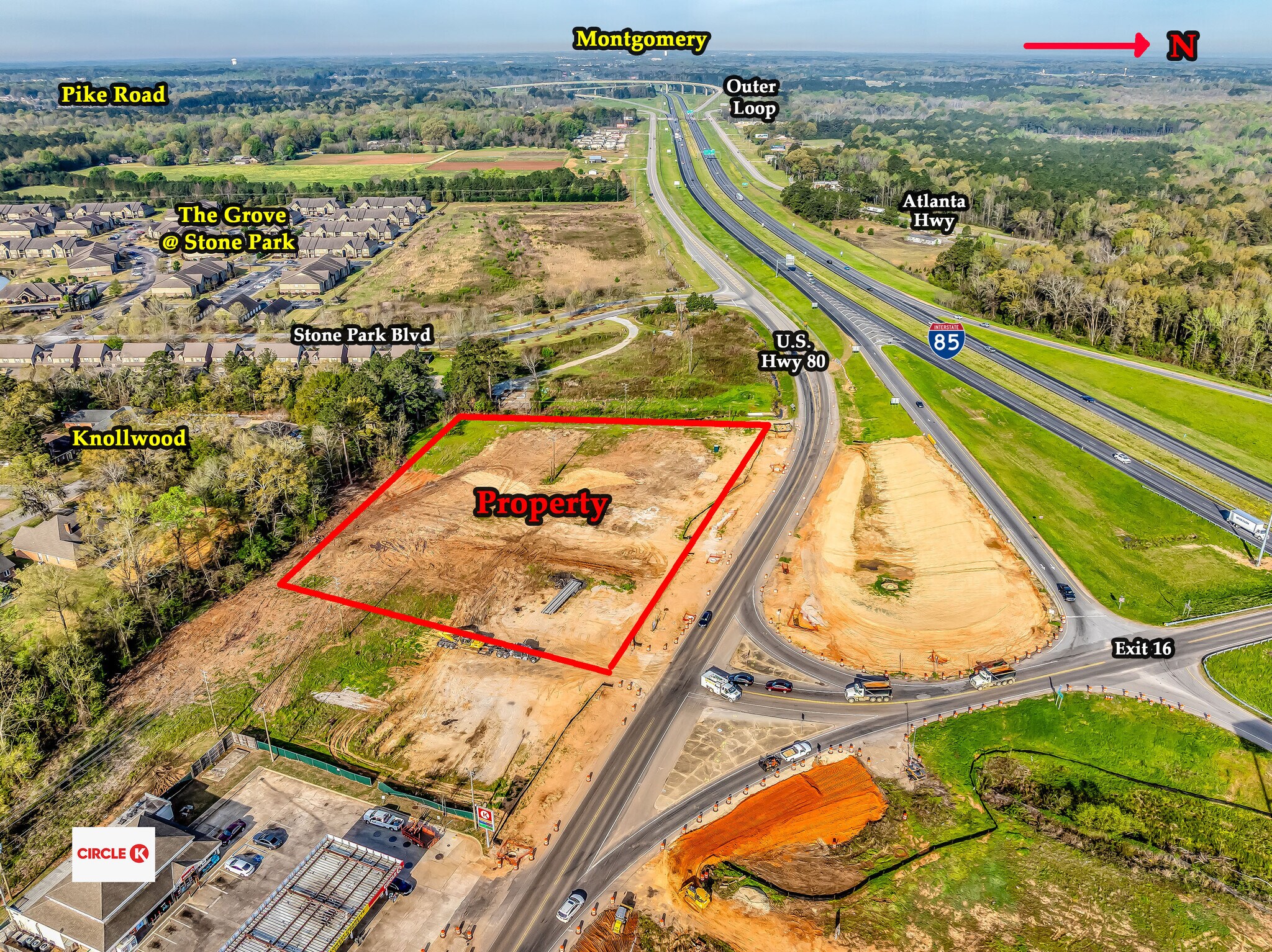 Waugh Station - U.S. Hwy 80, Pike Road, Pike Road, AL for Rent