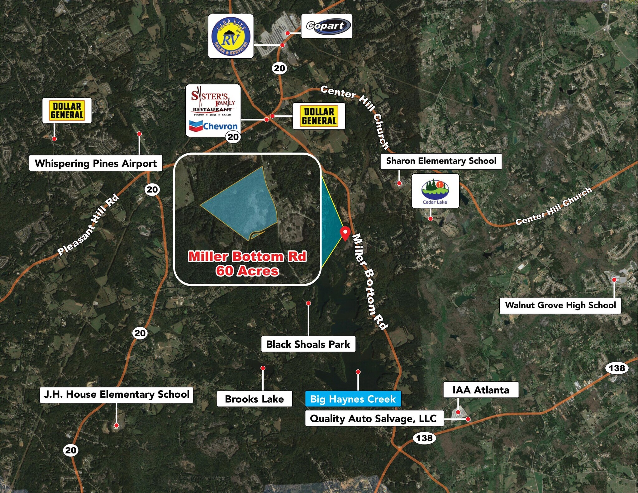 Miller Bottom Rd, Conyers, GA for Sale