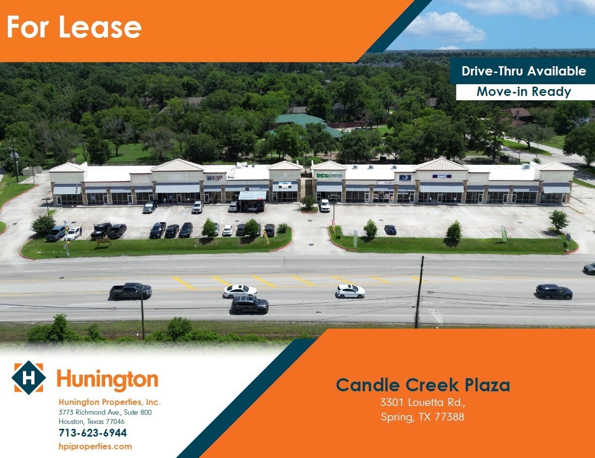 3301 Louetta Rd, Spring, TX for Rent