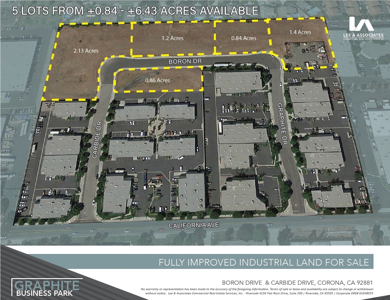 BORON DRIVE & CARBIDE DRIVE, Corona, CA for Sale