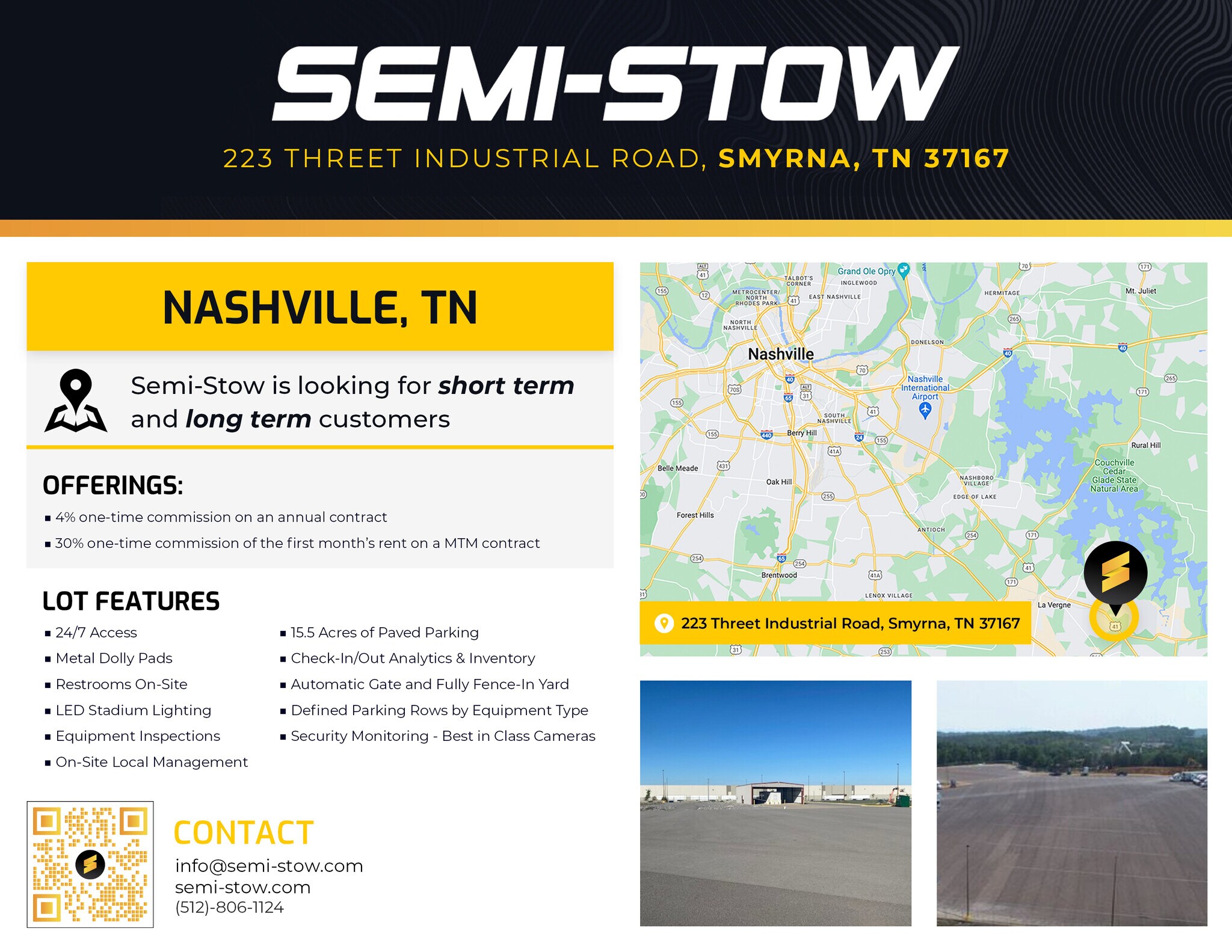 223 Threet Industrial Rd Smyrna, TN 37167 Land Property for Lease on