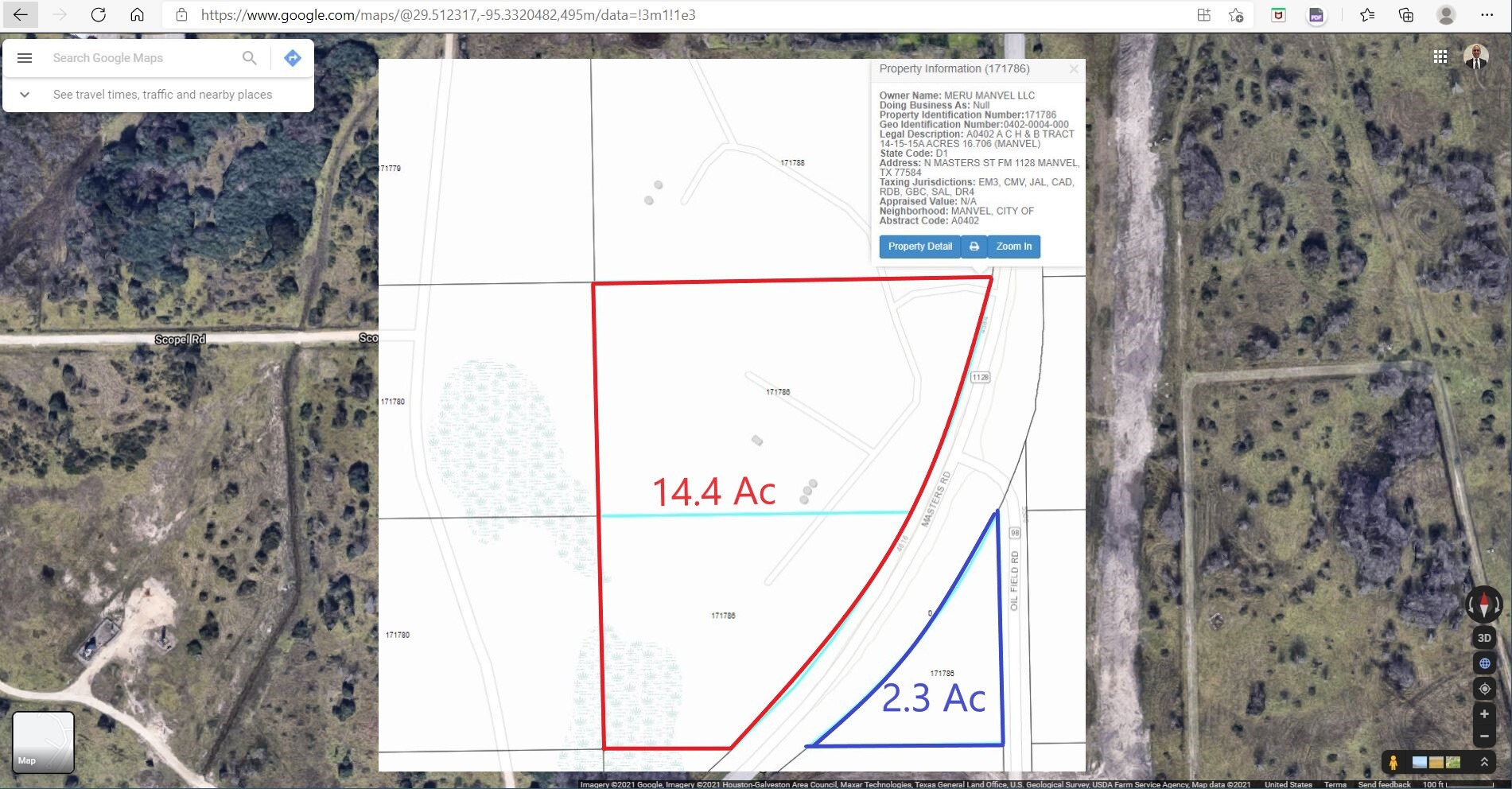 N MASTERS ST FM 1128, Manvel, TX for Sale