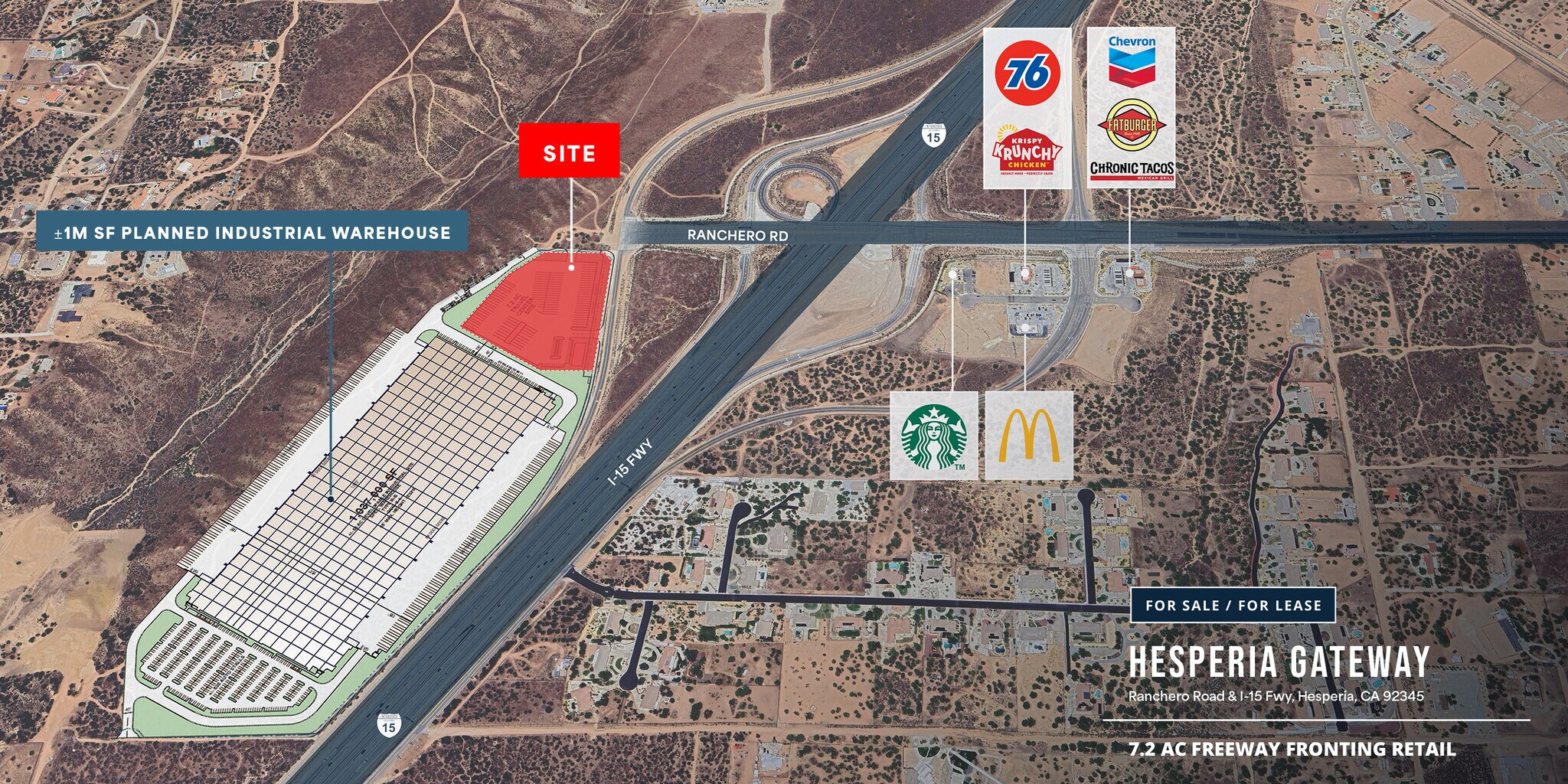 Ranchero Road & I-15 Fwy, Hesperia, CA for Sale