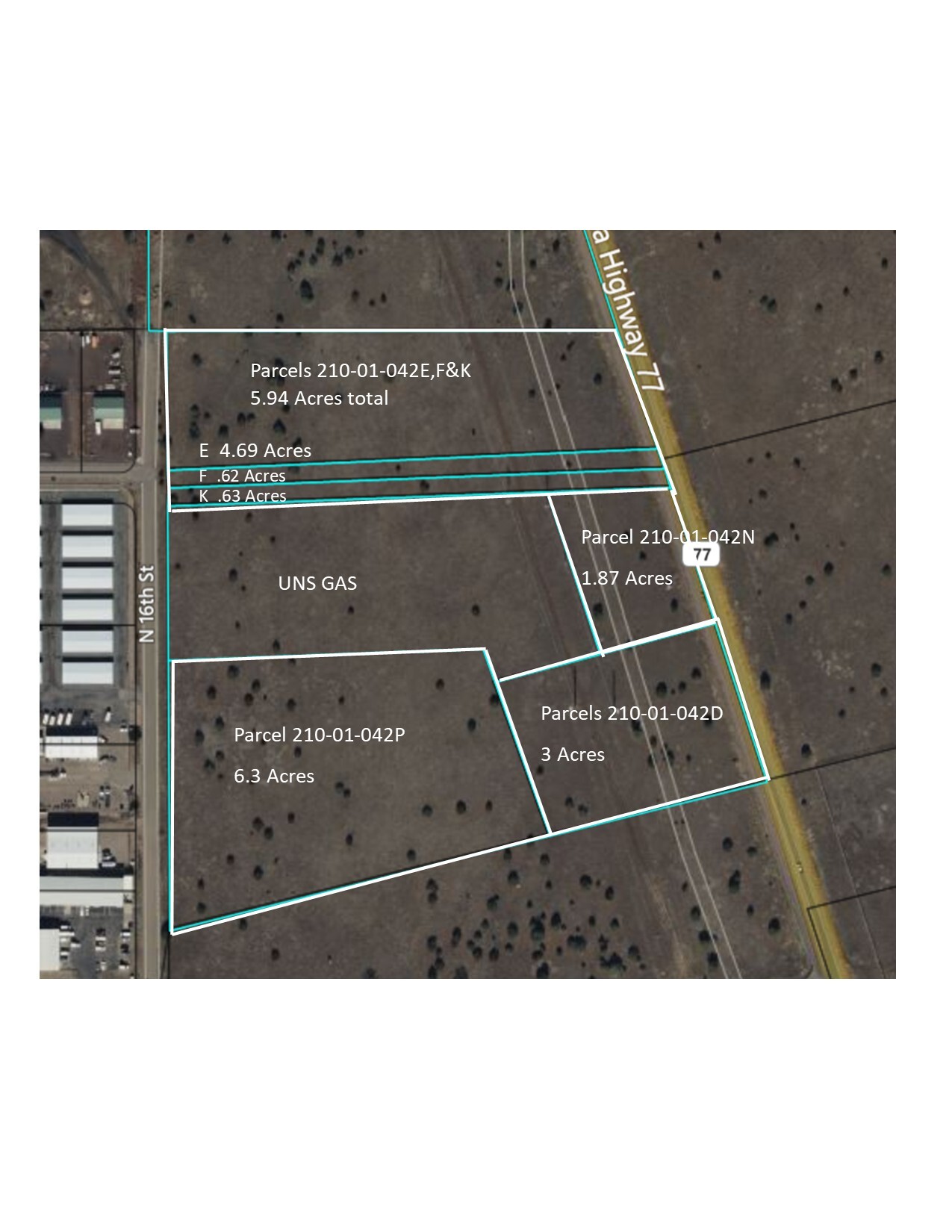 Parcels 210-01-042E F&K, Show Low, AZ for Sale