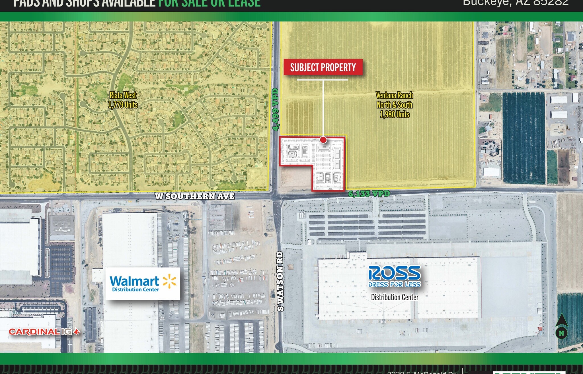 NEC Southern Ave & Watson Rd, Buckeye, AZ for Rent