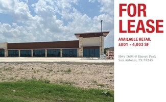 San Antonio, TX Retail - 2113 W Loop 1604 S