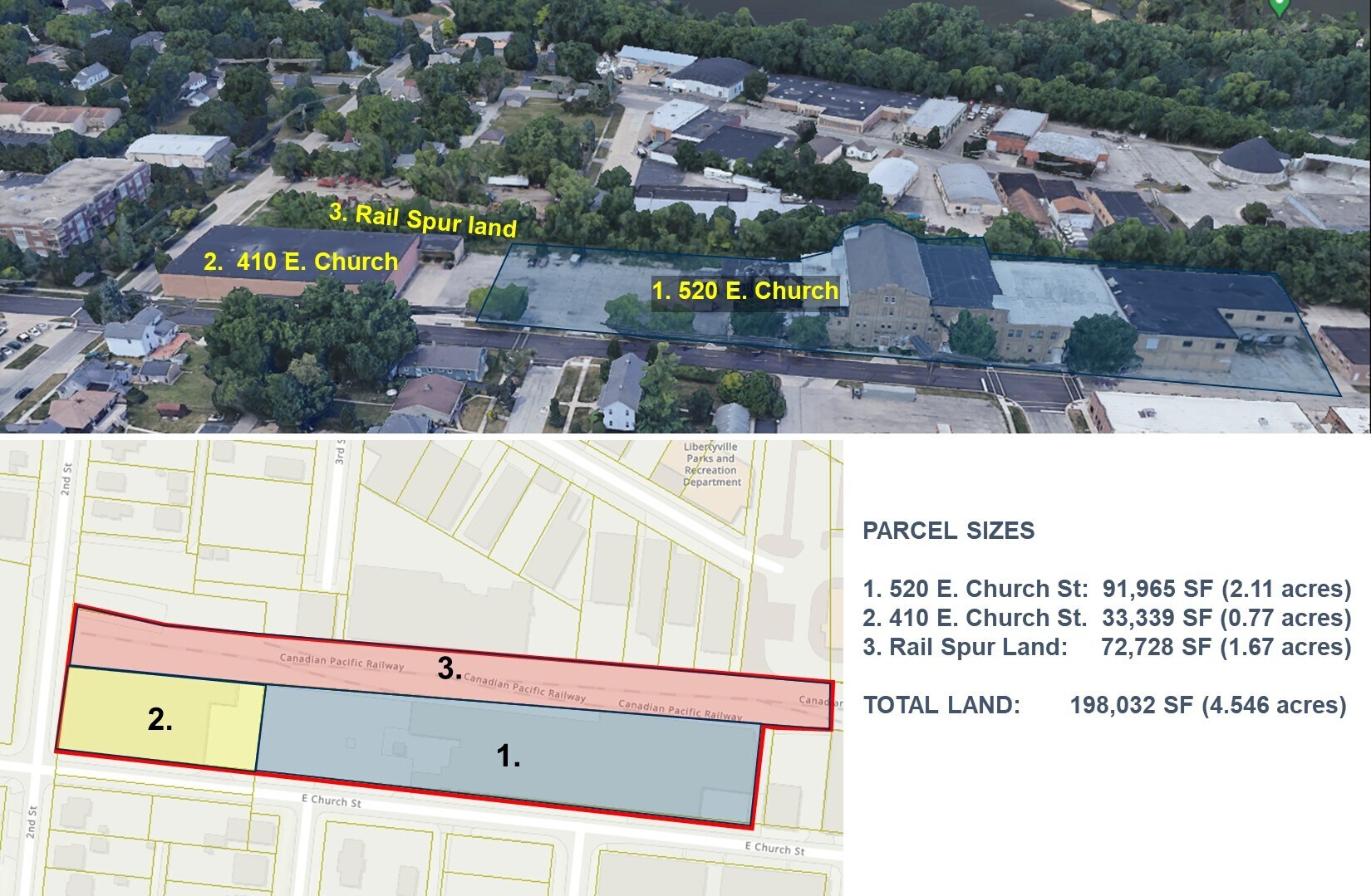 410-520 E Church St., Libertyville, IL for Sale