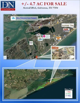 Galveston, TX Commercial Land - Seawall Blvd